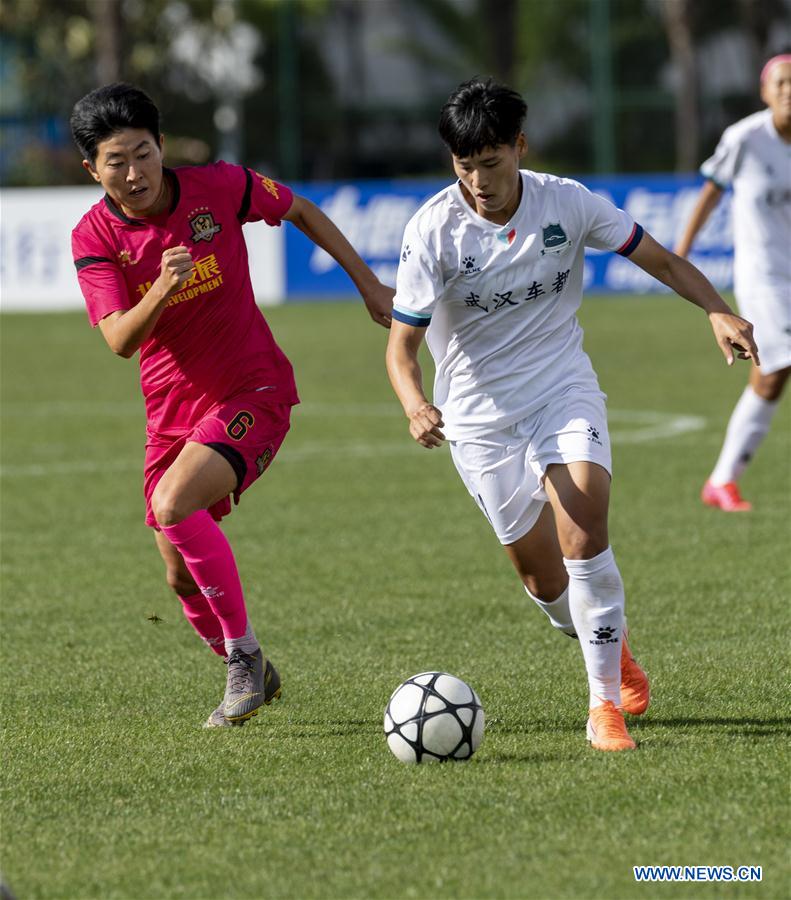 (SP)CHINA-KUNMING-FOOTBALL-2020 CFA WOMEN'S SUPER LEAGUE-WUHAN VS BEIJING (CN)