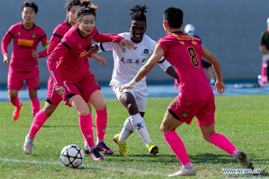 (SP)CHINA-KUNMING-FOOTBALL-2020 CFA WOMEN'S SUPER LEAGUE-WUHAN VS BEIJING (CN)