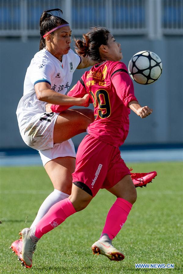 (SP)CHINA-KUNMING-FOOTBALL-2020 CFA WOMEN'S SUPER LEAGUE-WUHAN VS BEIJING (CN)