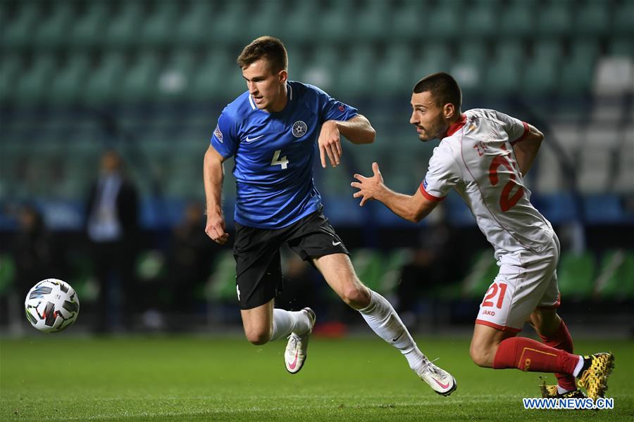 UEFA Nations League Match: Estonia Vs. North Macedonia - Xinhua ...