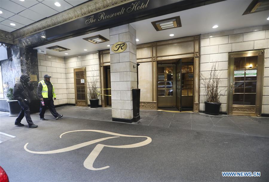 Roosevelt Hotel in New York City set to close Xinhua English