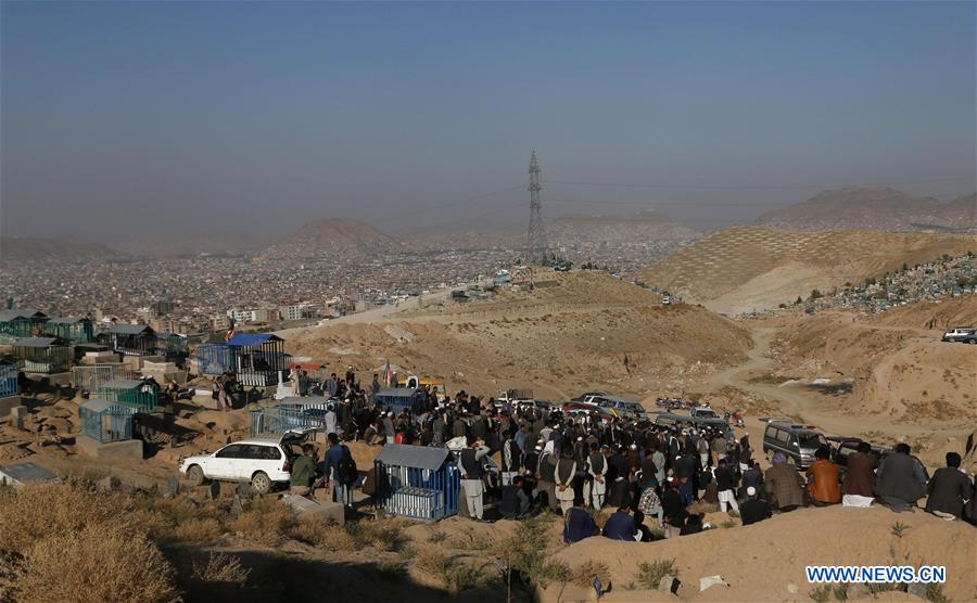 AFGHANISTAN-KABUL-BOMB EXPLOSION-FUNERAL