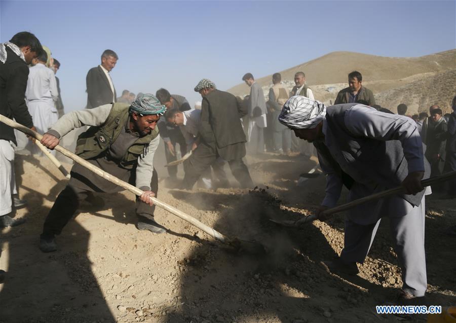 AFGHANISTAN-KABUL-BOMB EXPLOSION-FUNERAL