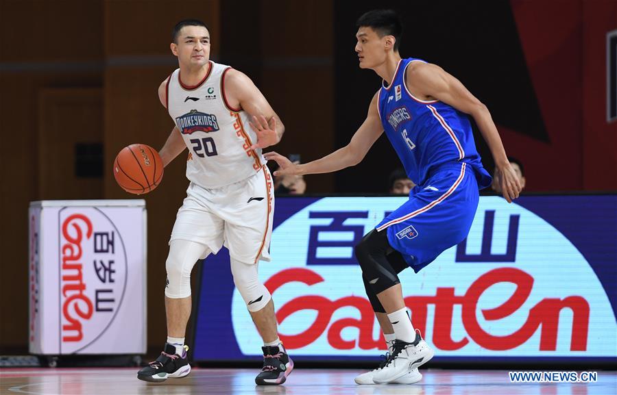 (SP)CHINA-ZHEJIANG-ZHUJI-BASKETBALL-CBA LEAGUE-NANJING VS TIANJIN (CN)