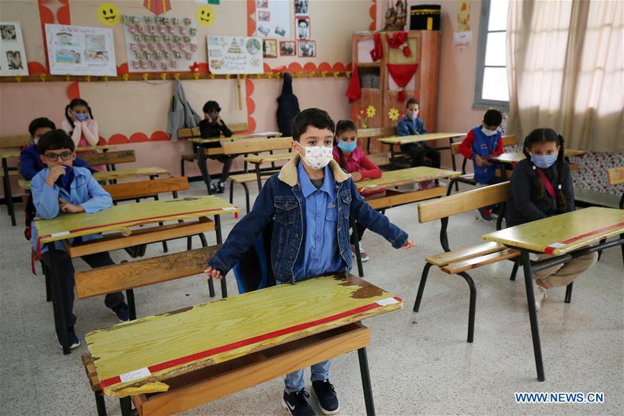 ALGERIA-ALGIERS-COVID-19-PRIMARY SCHOOL-REOPENING