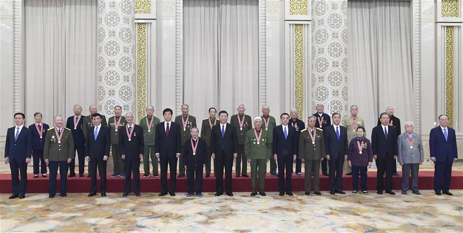 CHINA-BEIJING-XI JINPING-CHINESE PEOPLE'S VOLUNTEERS-COMMEMORATION-MEETING (CN)