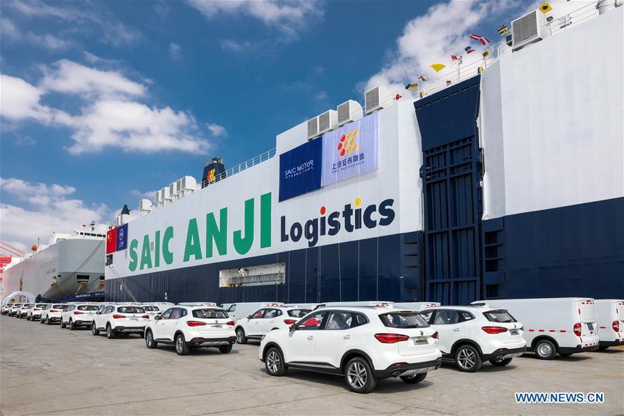 CHINA-SHANGHAI-SAIC-CAR-EUROPE-SHIPPING (CN)