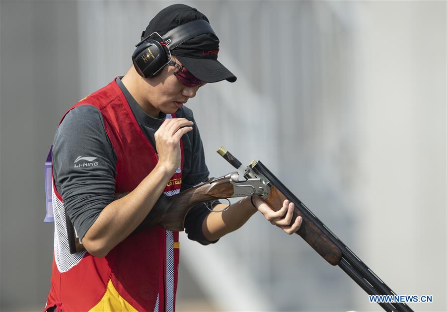 (SP)CHINA-SHANXI-LINFEN-SHOOTING-CHINESE NATIONAL CHAMPIONSHIPS-TRAP QUALIFICATION (CN)