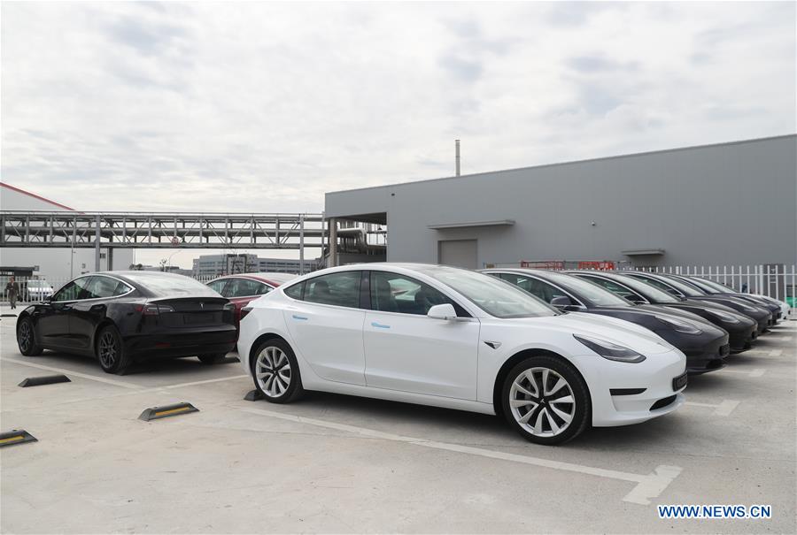 CHINA-SHANGHAI-TESLA-MADE-IN-CHINA MODEL 3-EXPORT-EUROPE (CN)