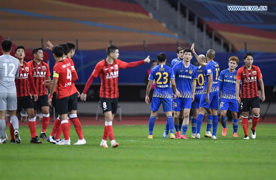 (SP)CHINA-JIANGSU-SUZHOU-FOOTBALL-CSL-JIANGSU SUNING VS SHANGHAI SIPG (CN)