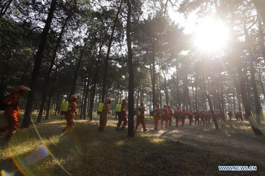 #CHINA-HEBEI-TANGSHAN-FOREST FIRE-DRILL (CN)