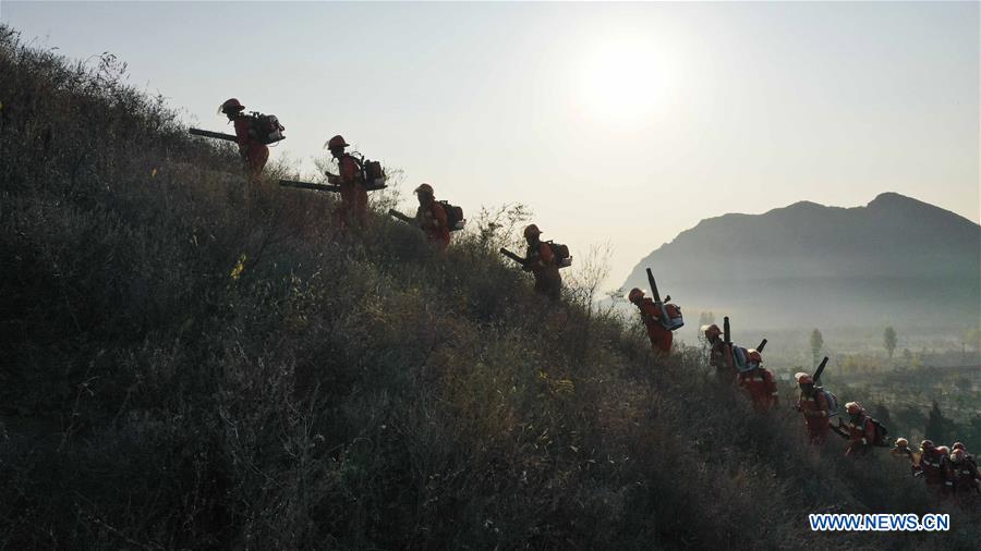 #CHINA-HEBEI-TANGSHAN-FOREST FIRE-DRILL (CN)