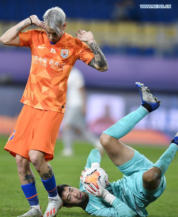 (SP)CHINA-JIANGSU-SUZHOU-FOOTBALL-CSL-SHANDONG VS HEBEI (CN)