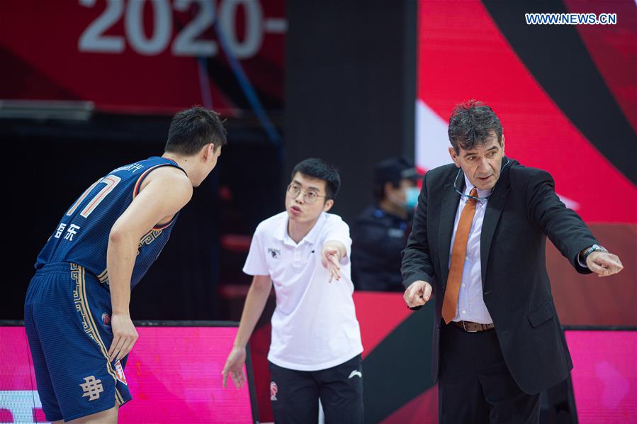 (SP)CHINA-ZHUJI-BASKETBALL-CBA LEAGUE-GUANGZHOU VS NANJING (CN)