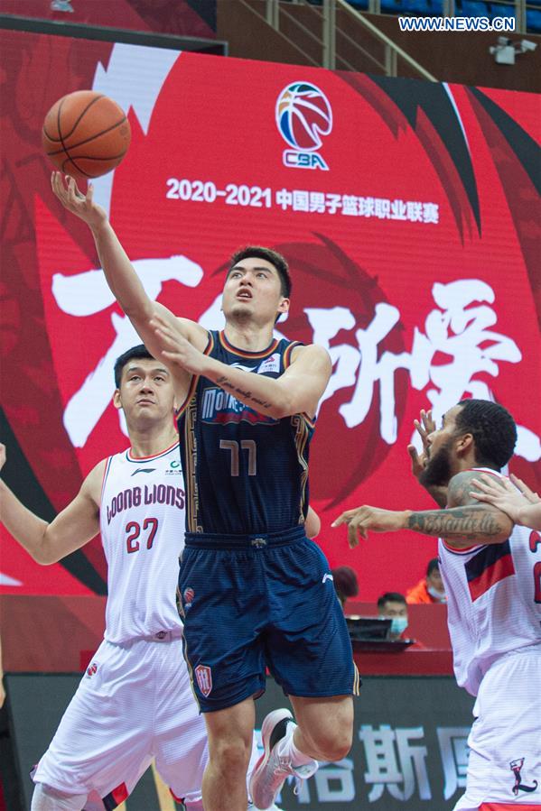 (SP)CHINA-ZHUJI-BASKETBALL-CBA LEAGUE-GUANGZHOU VS NANJING (CN)