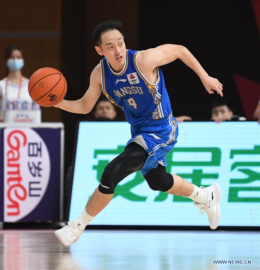 (SP)CHINA-ZHUJI-BASKETBALL-CBA LEAGUE-BEIJING VS JIANGSU (CN)