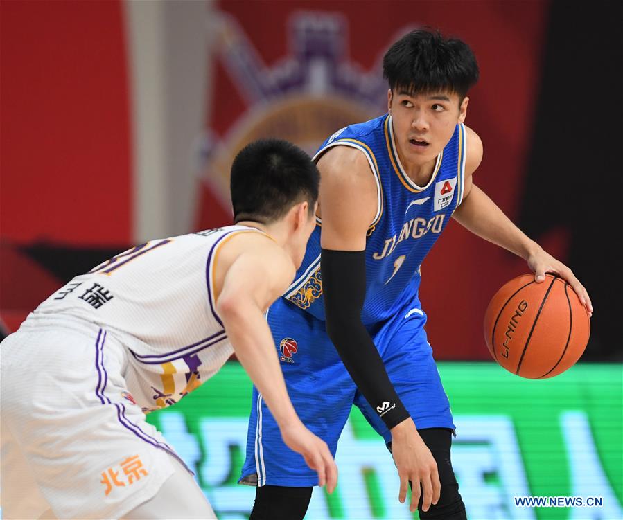 (SP)CHINA-ZHUJI-BASKETBALL-CBA LEAGUE-BEIJING VS JIANGSU (CN)