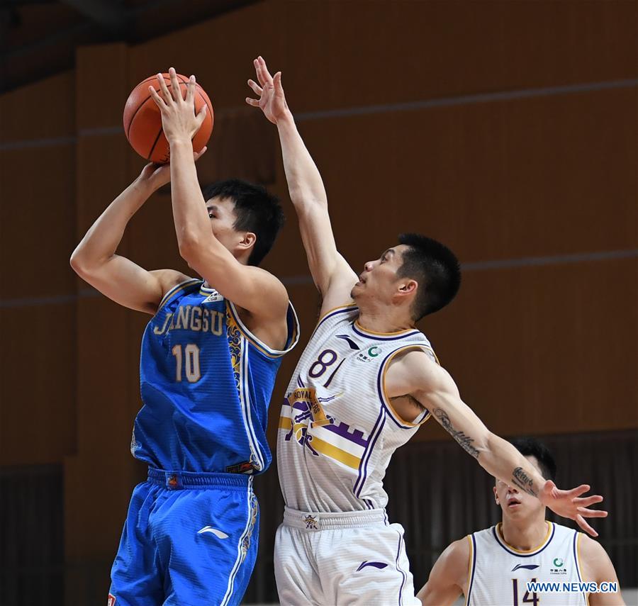 (SP)CHINA-ZHUJI-BASKETBALL-CBA LEAGUE-BEIJING VS JIANGSU (CN)