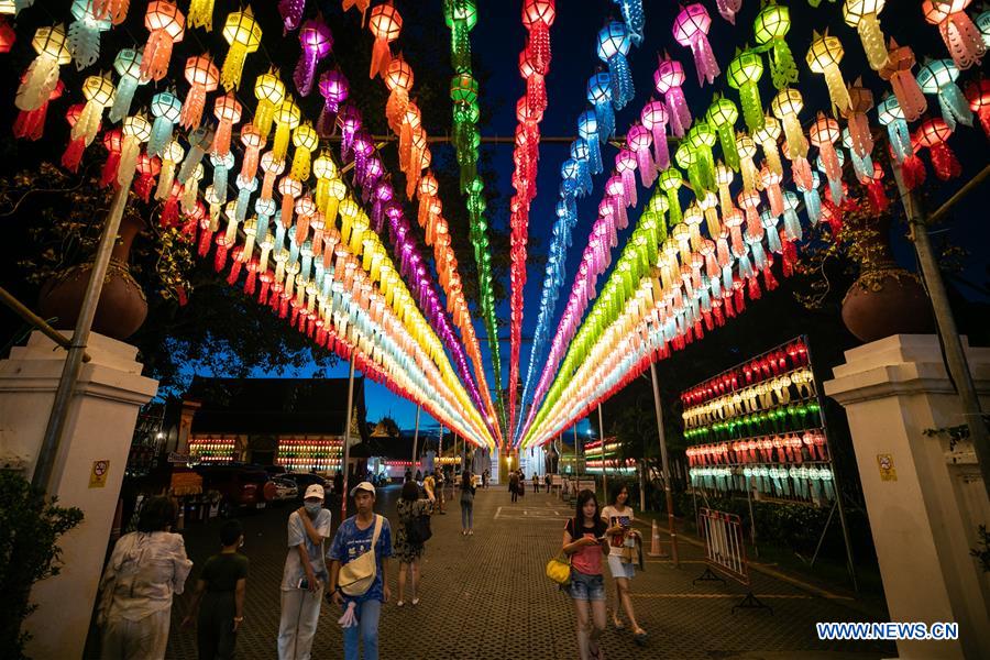 Thailand celebrates traditional Yi Peng festival Xinhua English.news.cn