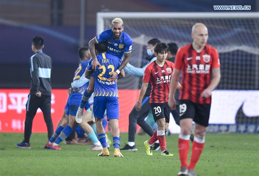 (SP)CHINA-JIANGSU-SUZHOU-FOOTBALL-CSL-JIANGSU SUNING VS SHANGHAI SIPG (CN)