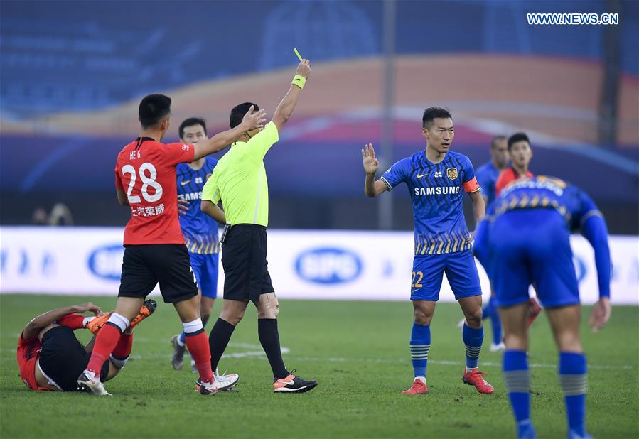 (SP)CHINA-JIANGSU-SUZHOU-FOOTBALL-CSL-JIANGSU SUNING VS SHANGHAI SIPG (CN)