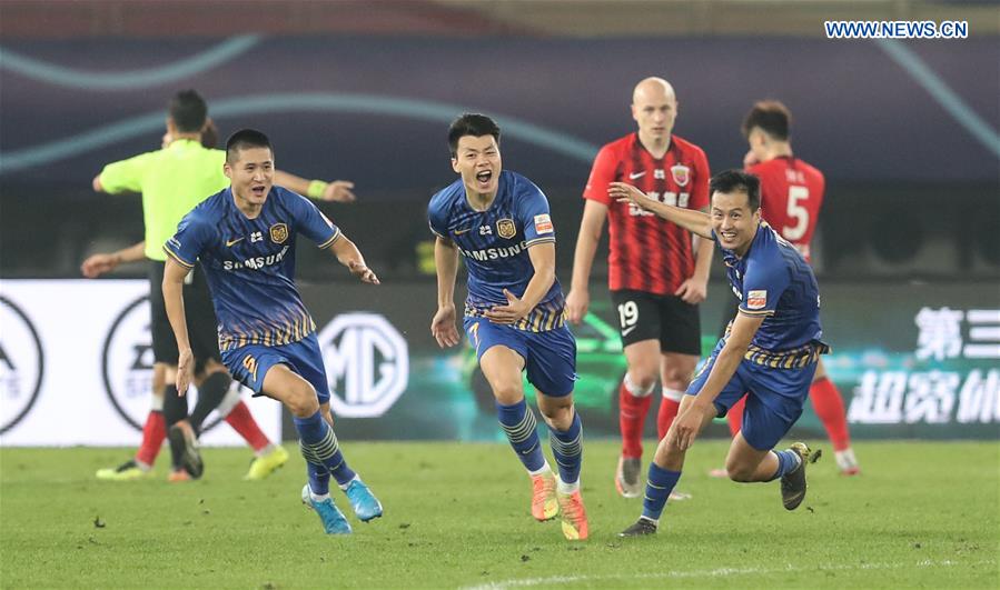 (SP)CHINA-JIANGSU-SUZHOU-FOOTBALL-CSL-JIANGSU SUNING VS SHANGHAI SIPG (CN)