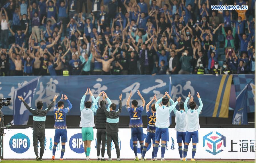 (SP)CHINA-JIANGSU-SUZHOU-FOOTBALL-CSL-JIANGSU SUNING VS SHANGHAI SIPG (CN)