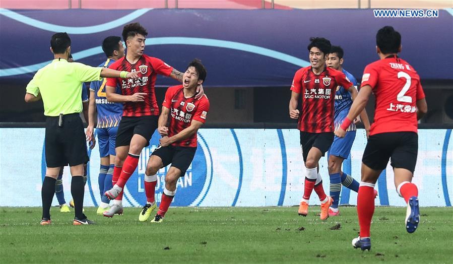 (SP)CHINA-JIANGSU-SUZHOU-FOOTBALL-CSL-JIANGSU SUNING VS SHANGHAI SIPG (CN)