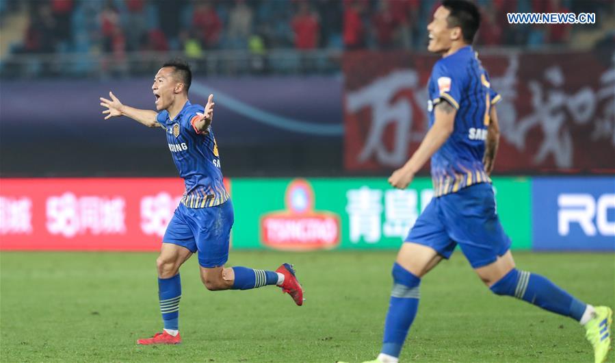 (SP)CHINA-JIANGSU-SUZHOU-FOOTBALL-CSL-JIANGSU SUNING VS SHANGHAI SIPG (CN)