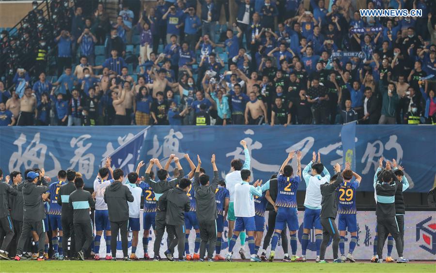 (SP)CHINA-JIANGSU-SUZHOU-FOOTBALL-CSL-JIANGSU SUNING VS SHANGHAI SIPG (CN)