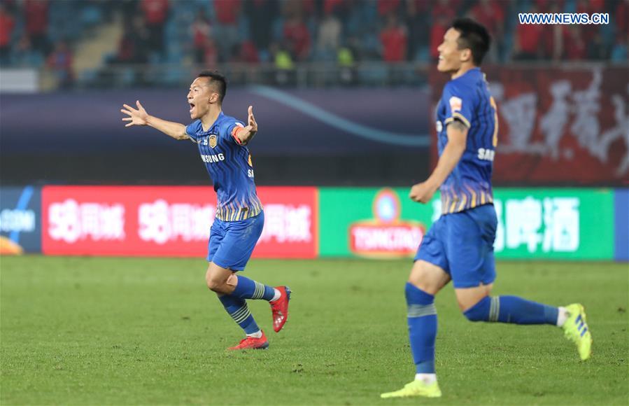 (SP)CHINA-JIANGSU-SUZHOU-FOOTBALL-CSL-JIANGSU SUNING VS SHANGHAI SIPG (CN)