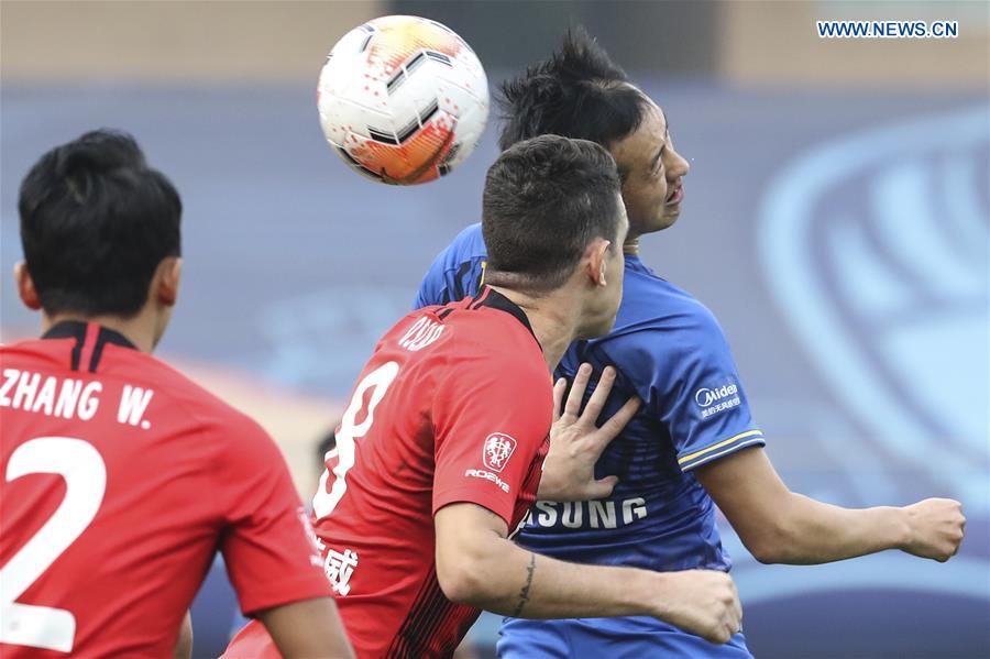 (SP)CHINA-JIANGSU-SUZHOU-FOOTBALL-CSL-JIANGSU SUNING VS SHANGHAI SIPG (CN)