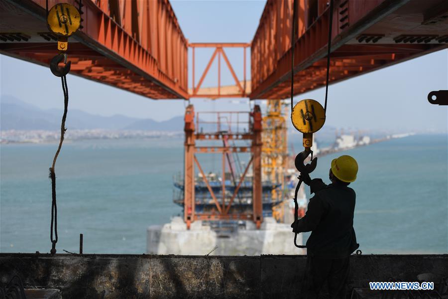 CHINA-FUJIAN-CROSS-SEA BRIDGE-CONSTRUCTION (CN)