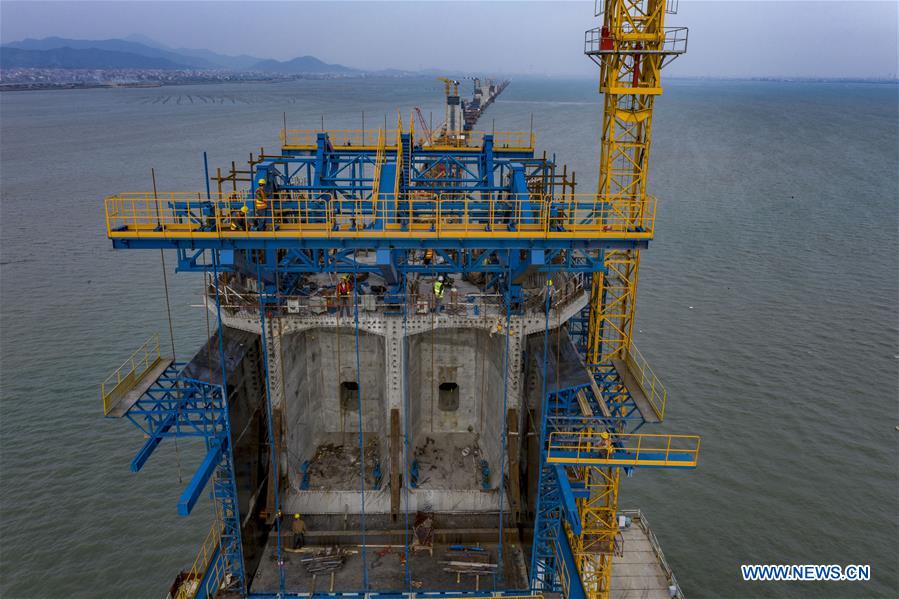 CHINA-FUJIAN-CROSS-SEA BRIDGE-CONSTRUCTION (CN)