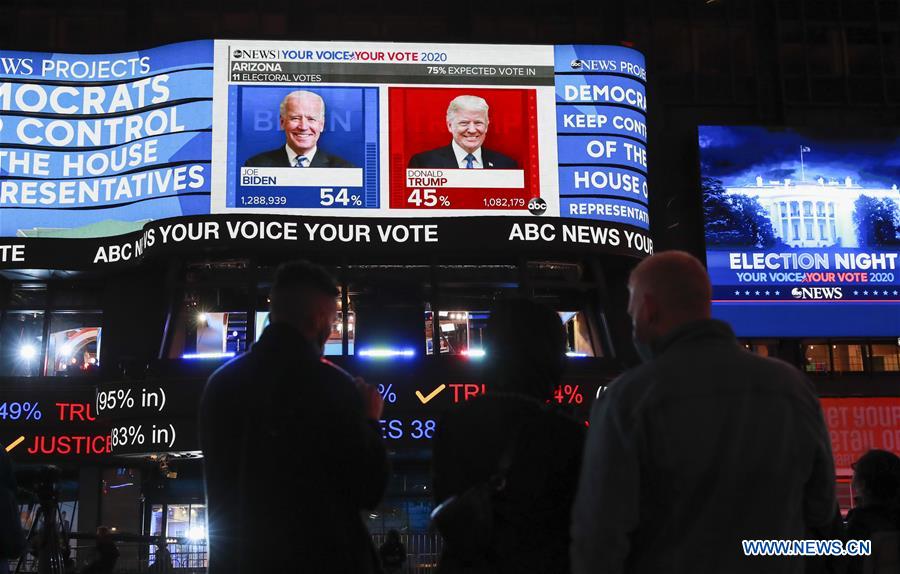 U.S.-NEW YORK-ELECTION NIGHT-BALLOT COUNTING