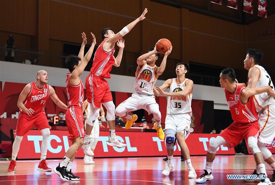 (SP)CHINA-ZHUJI-BASKETBALL-CBA LEAGUE-JILIN NORTHEAST TIGERS VS QINGDAO EAGLES (CN)