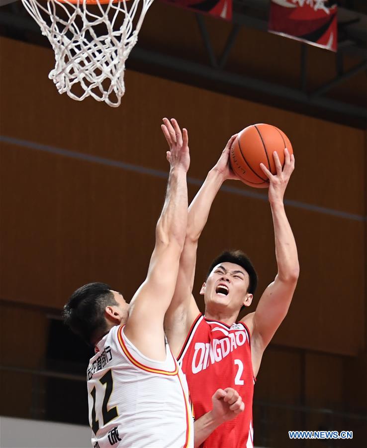 (SP)CHINA-ZHUJI-BASKETBALL-CBA LEAGUE-JILIN NORTHEAST TIGERS VS QINGDAO EAGLES (CN)