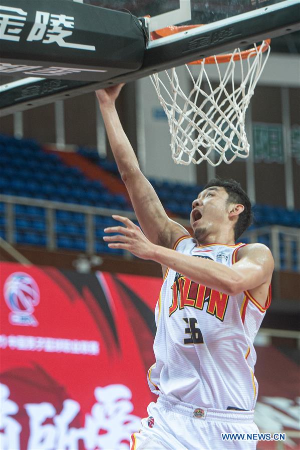 (SP)CHINA-ZHUJI-BASKETBALL-CBA LEAGUE-TIANJIN VS JILIN(CN)