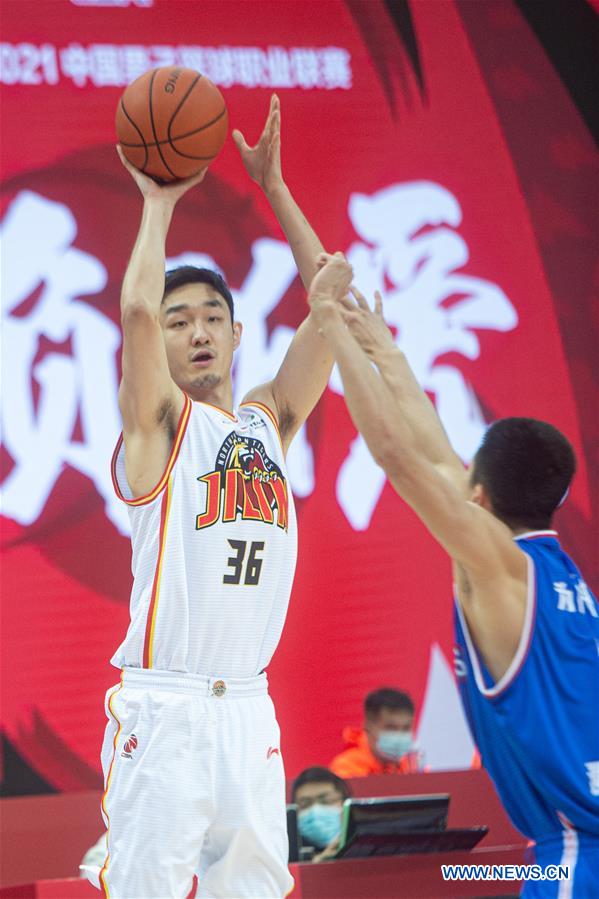 (SP)CHINA-ZHUJI-BASKETBALL-CBA LEAGUE-TIANJIN VS JILIN(CN)