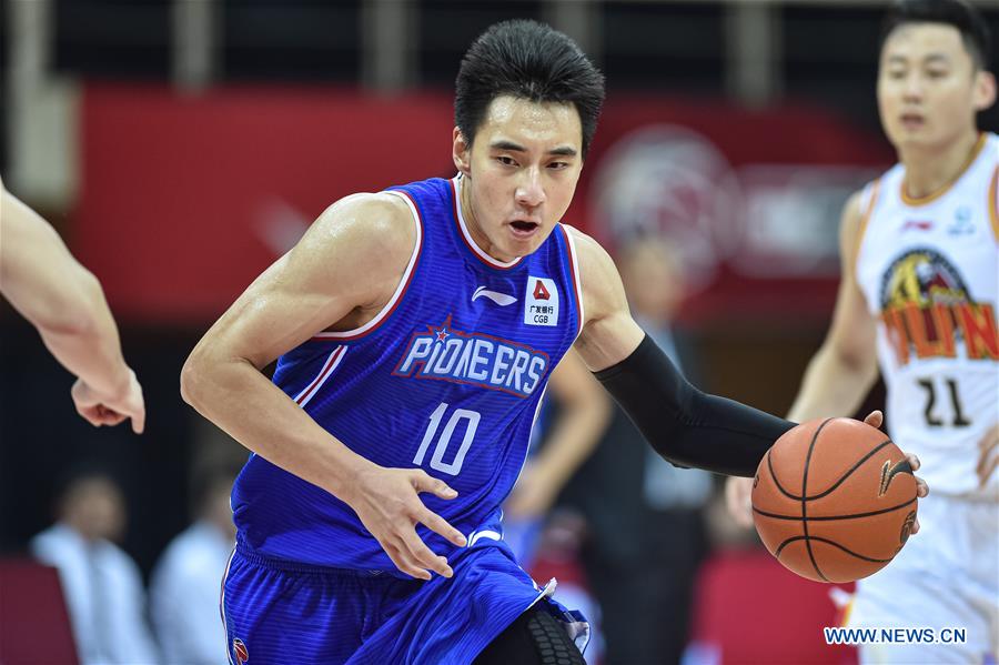 (SP)CHINA-ZHUJI-BASKETBALL-CBA LEAGUE-TIANJIN VS JILIN(CN)