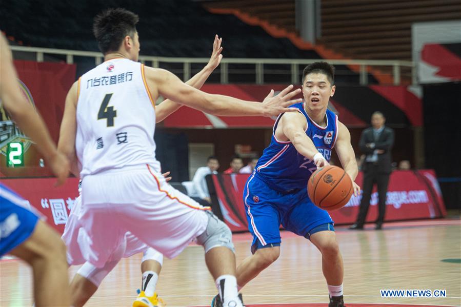 (SP)CHINA-ZHUJI-BASKETBALL-CBA LEAGUE-TIANJIN VS JILIN(CN)