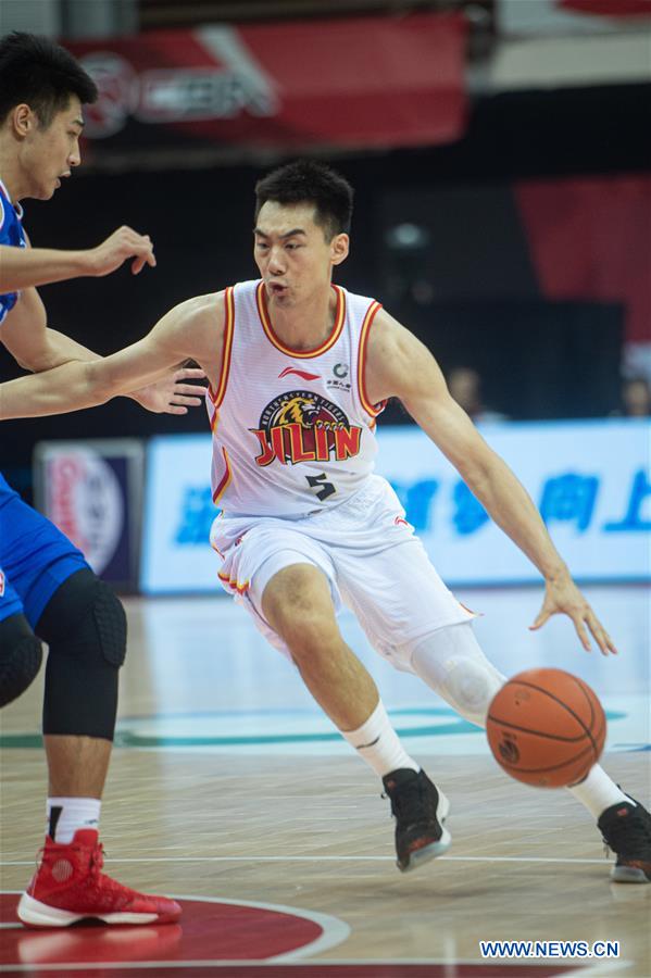 (SP)CHINA-ZHUJI-BASKETBALL-CBA LEAGUE-TIANJIN VS JILIN(CN)