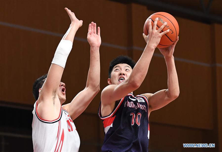 (SP)CHINA-ZHUJI-BASKETBALL-CBA LEAGUE-QINGDAO VS GUANGZHOU (CN)