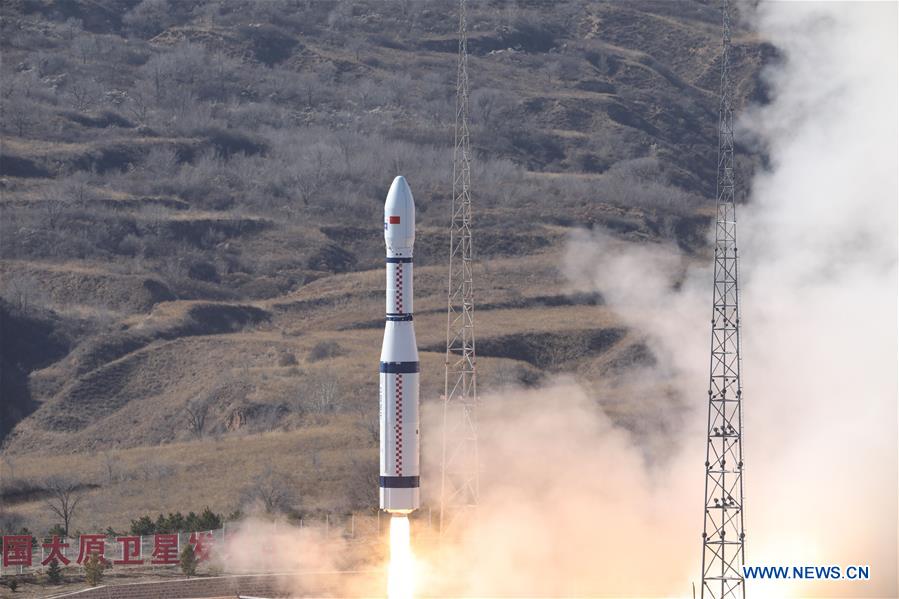 (EyesonSci) CHINA-SHANXI-SATELLITES-LAUNCH (CN)