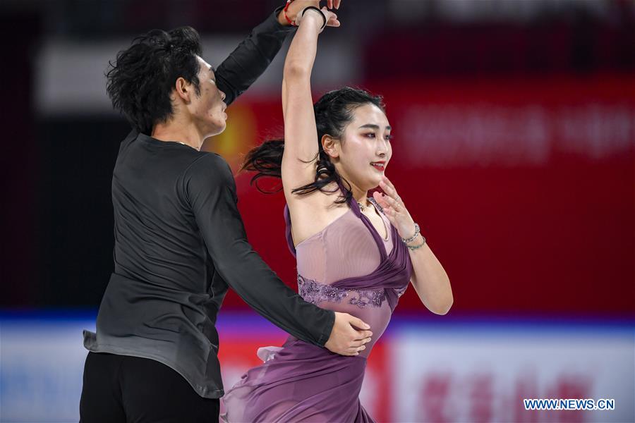 (SP)CHINA-CHONGQING-ISU FIGURE SKATING GRAND PRIX CUP OF CHINA-DAY 2(CN)