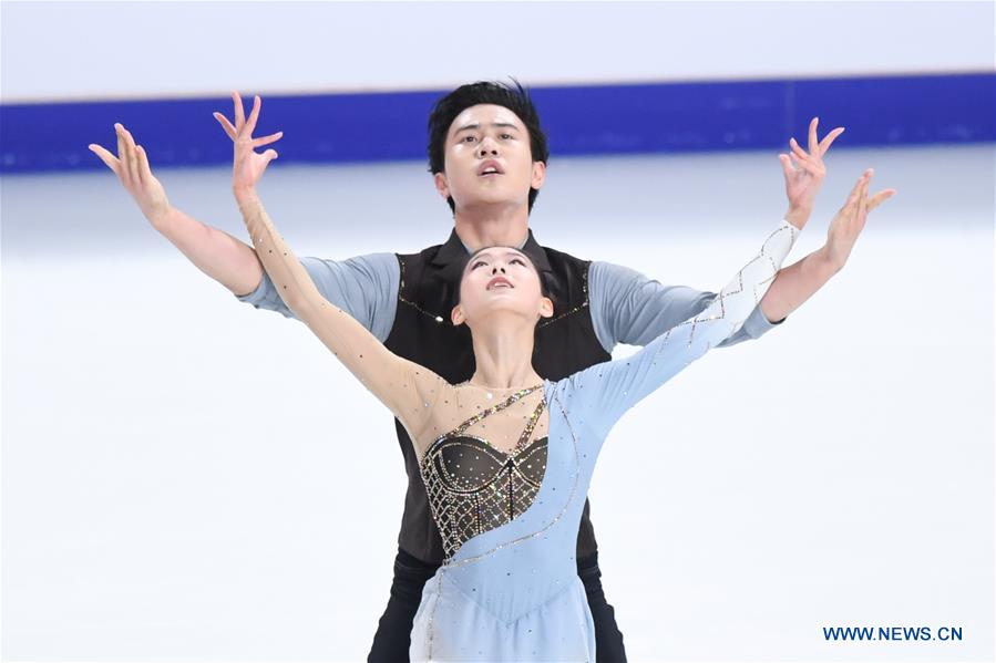 (SP)CHINA-CHONGQING-ISU FIGURE SKATING GRAND PRIX CUP OF CHINA-DAY 2 (CN)