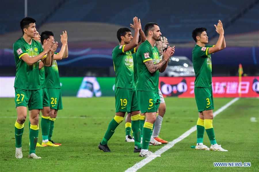 (SP)CHINA-SUZHOU-FOOTBALL-CSL-BEIJING GUOAN VS SHANGHAI SIPG (CN)