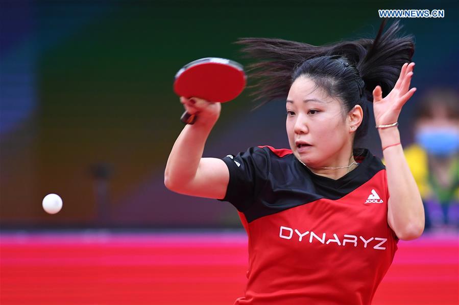 (SP)CHINA-WEIHAI-TABLE TENNIS-ITTF-WOMEN'S WORLD CUP