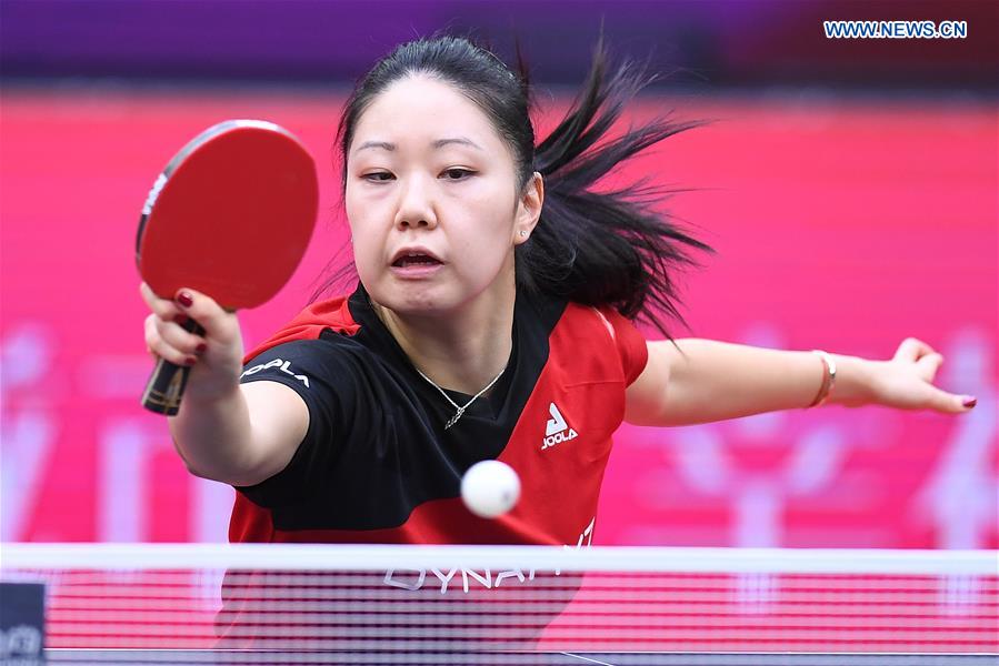 (SP)CHINA-WEIHAI-TABLE TENNIS-ITTF-WOMEN'S WORLD CUP