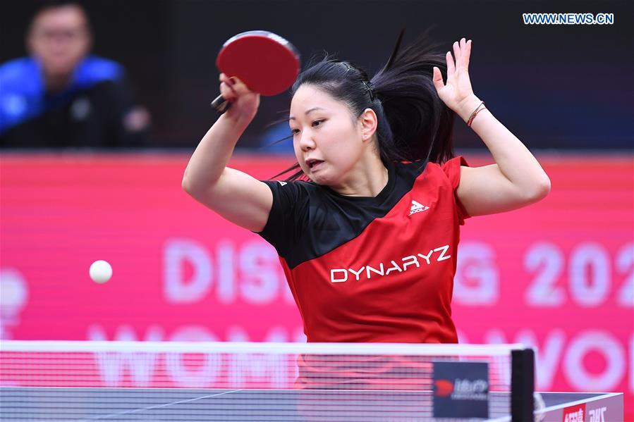 (SP)CHINA-WEIHAI-TABLE TENNIS-ITTF-WOMEN'S WORLD CUP